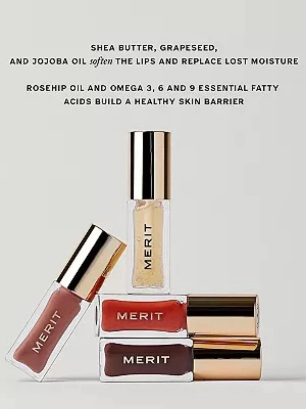 Mapleton Shade Slick Tinted Lip Oil Merit Sheer Brown Brand New In Box